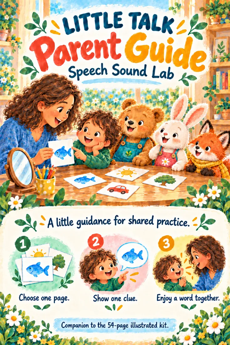 Little Talk Parent Guide cover