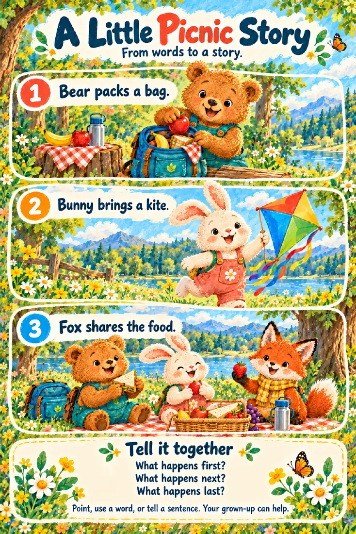 A Little Picnic Story page